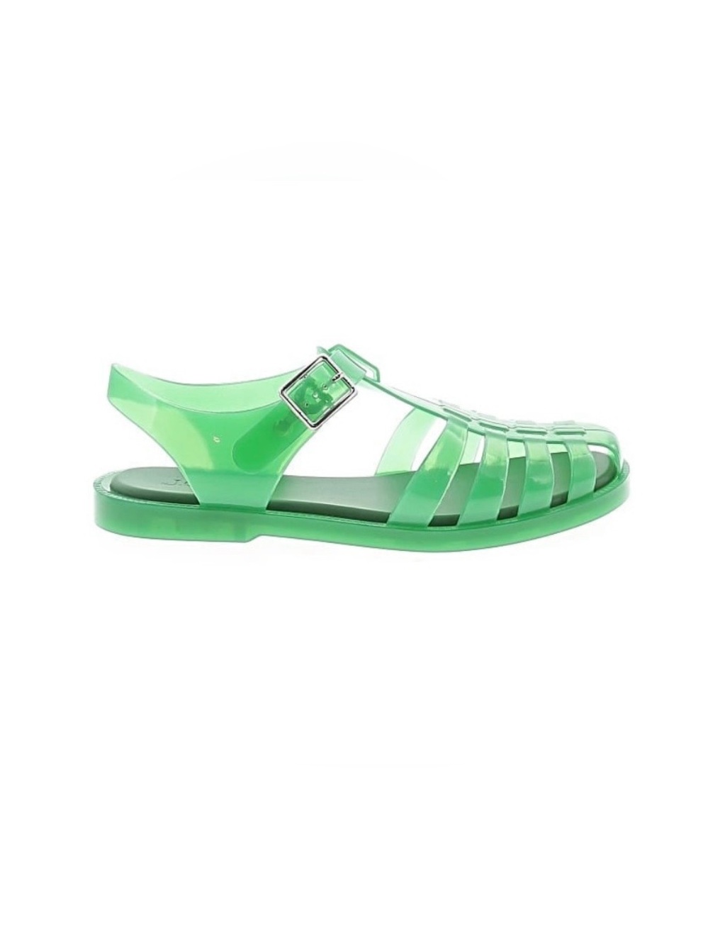 J. Crew Green Jelly Fisherman Sandals for Women